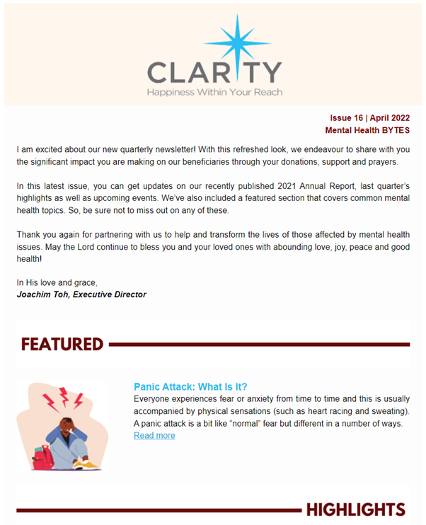 April 2022 Newsletter