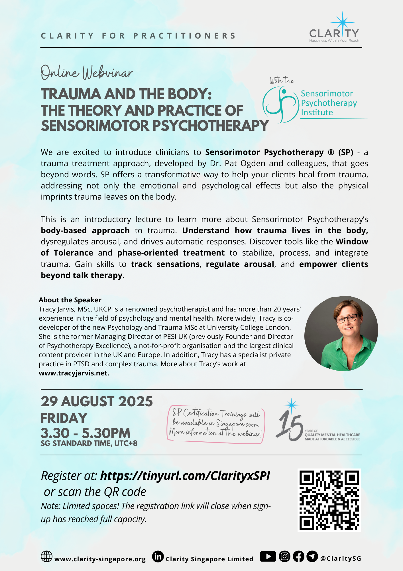 Sensorimotor Psychotherapy Institute partnership announcement